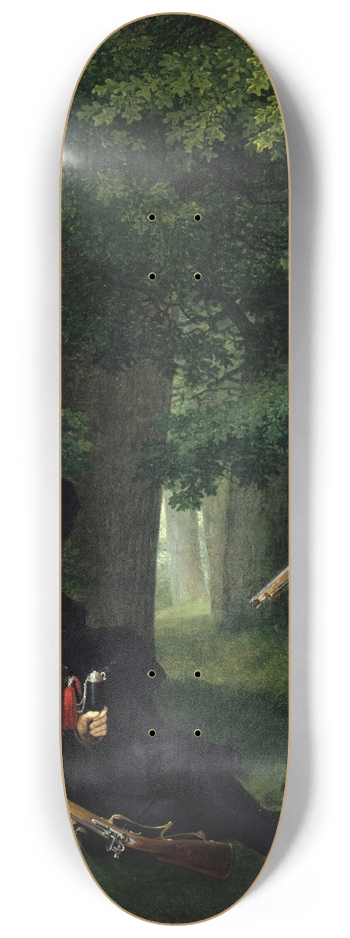Georg Friedrich Kersting - At the Outpost 8.25 inch art skate deck