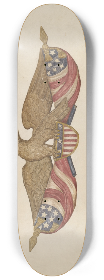 F.W. Powell - Sternboard Eagle 8.25 inch art skate deck