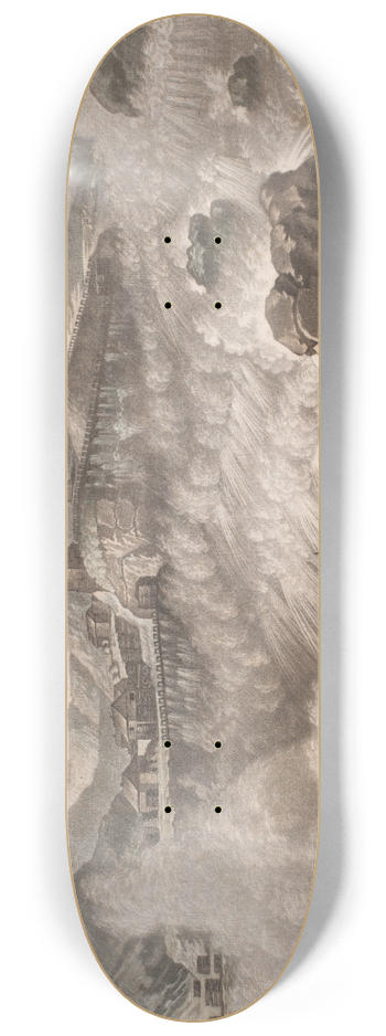 Georg Haas - Vue de Sarpen ou Sarps-Foss 8.25 inch art skate deck