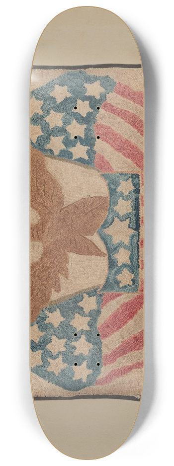 Georgine E. Mason - Hooked Rug 8.25 inch art skate deck