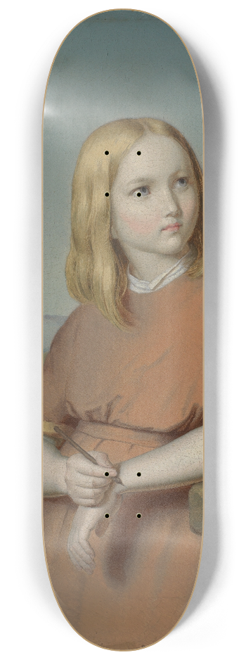 Georg Philipp Schmitt - Bildnis Nathanael Schmitt 8.25 inch art skate deck