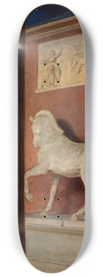 Georg Seligmann - Corner From A Corridor At Thorvaldsens Museum 8.25 inch art skate deck