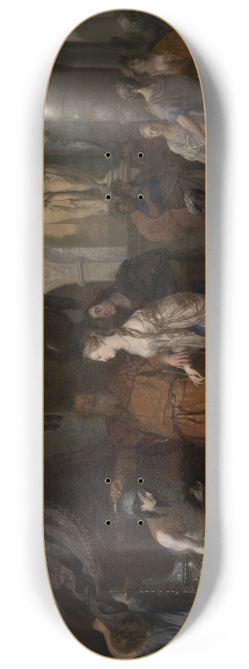 Gerard de Lairesse - Antiochus and Stratonice 8.25 inch art skate deck