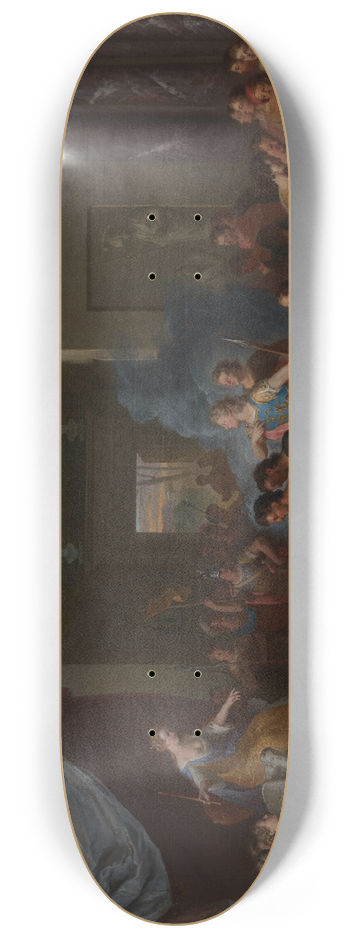 Gerard Hoet - Aeneas kommt zu Knigin Dido 8.25 inch art skate deck