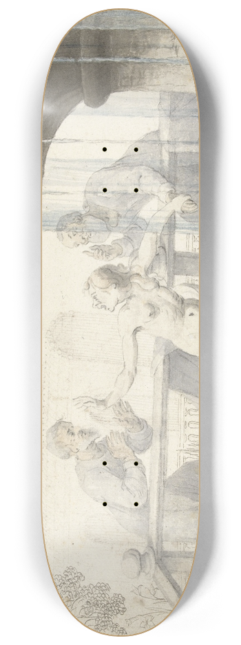Gerard ter Borch - Suzanna en de ouderlingen 8.25 inch art skate deck