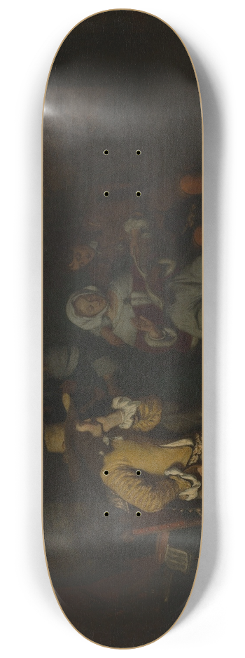 Gerbrand van den Eeckhout - A Musical Party 8.25 inch art skate deck