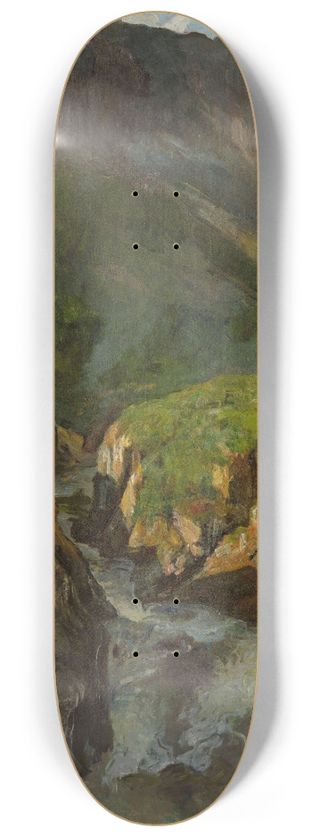 Gerhard Munthe - The River Driva 8.25 inch art skate deck