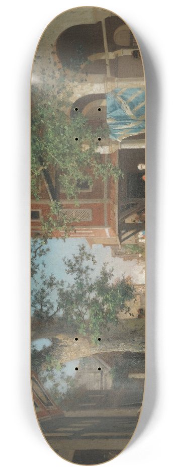 Germain Fabius Brest - Quartier De Constantinople 8.25 inch art skate deck