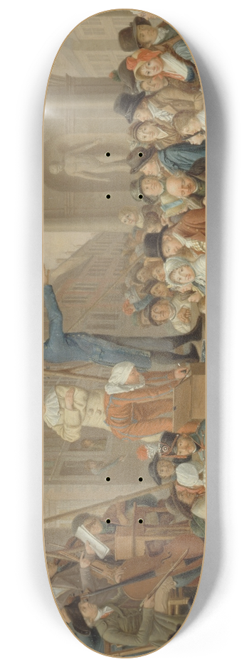 German School - LEstrade 8.25 inch art skate deck