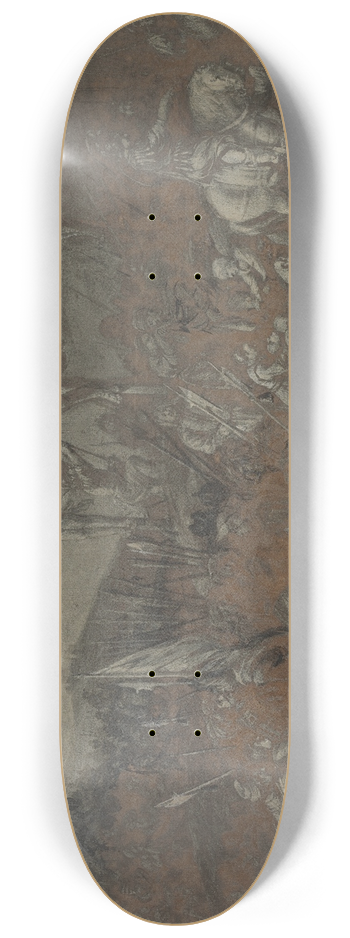 Gerrit Battem - The Crucifixion 8.25 inch art skate deck