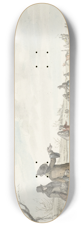 Gerrit Grasdorp - Wintergezicht 8.25 inch art skate deck