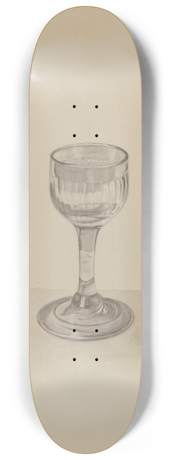 Gertrude Lemberg - Glass 8.25 inch art skate deck