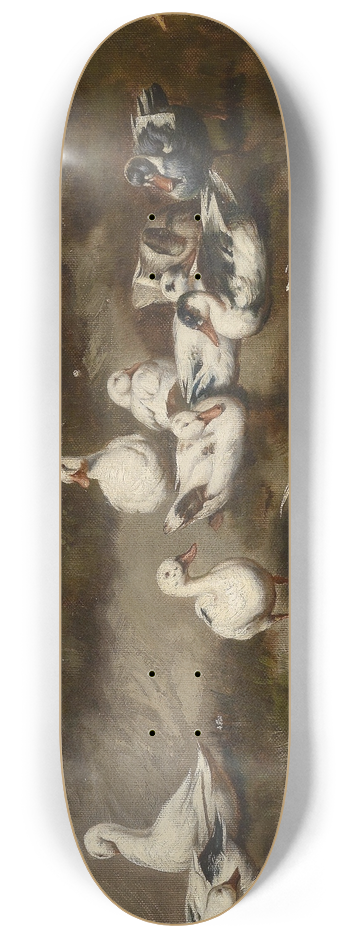 Geza Vastagh - Enten am Bachufer 8.25 inch art skate deck