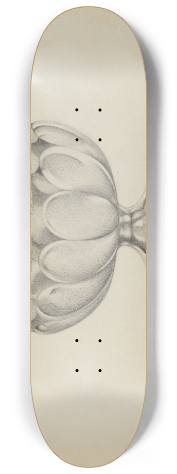 Giacinto Capelli - Silver Waste Bowl 8.25 inch art skate deck