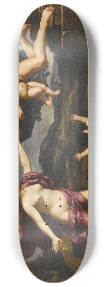 Giacinto Gimignani - Venus Cupido Und Chronos 8.25 inch art skate deck