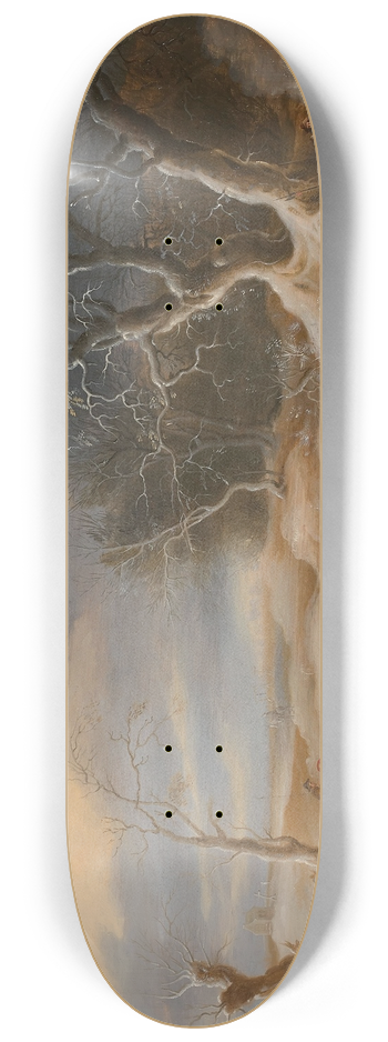 Gijsbrecht Leytens - Embuscade dans un paysage de neige 8.25 inch art skate deck