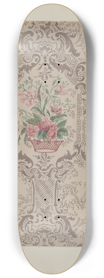 Gilbert Sackerman - Bandbox (Wall Paper) 8.25 inch art skate deck