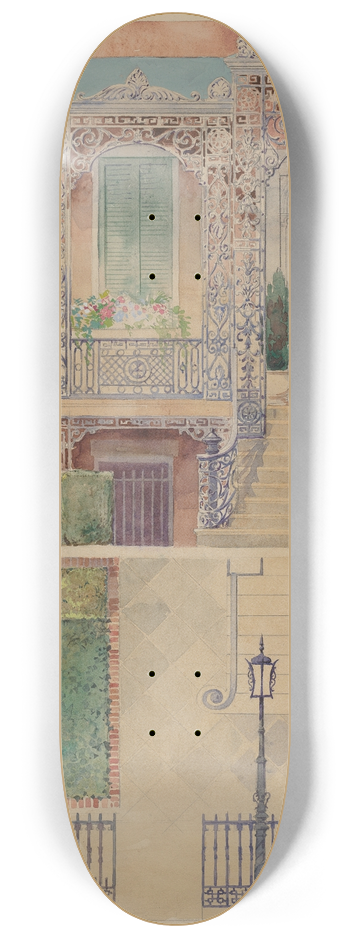 Gilbert Sackerman - Ornamental Iron 8.25 inch art skate deck