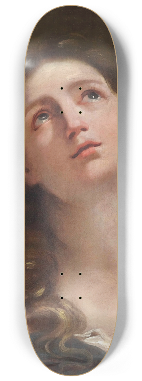 Gaetano Gandolfi - Head Of A Young Woman 8.25 inch art skate deck