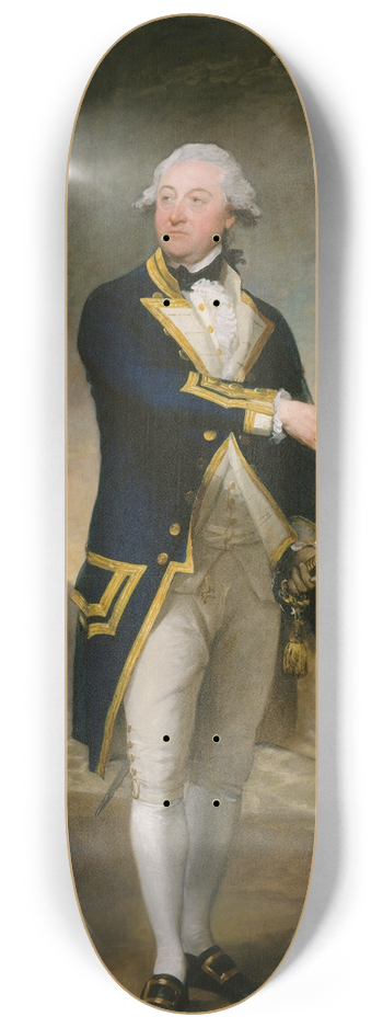 Gilbert Stuart - Captain John Gell 8.25 inch art skate deck