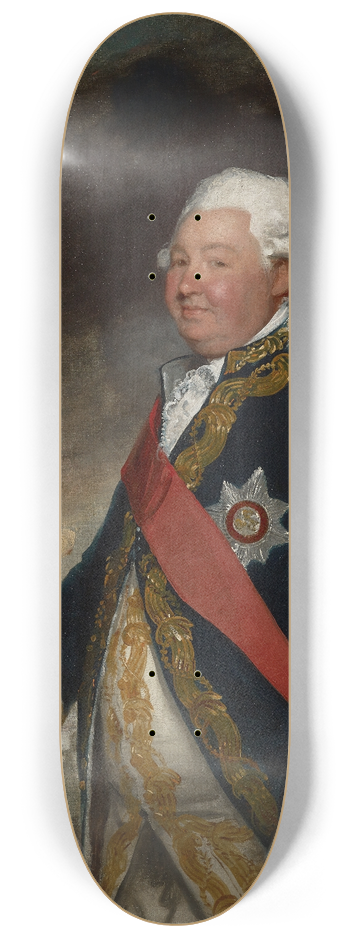 Gilbert Stuart - Vice-Admiral Edward Hughes 8.25 inch art skate deck