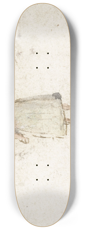 Gillis Neyts - Staande vrouw, op de rug gezien 8.25 inch art skate deck