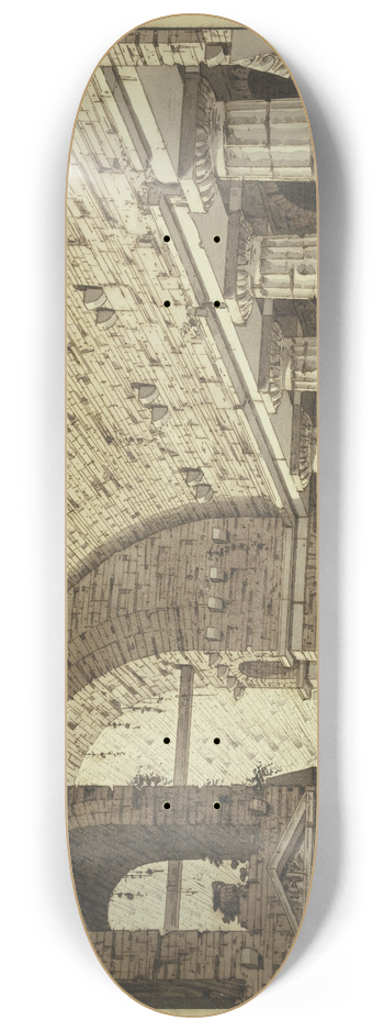 Giorgio Fuentes - Zerstrtes dorisches Gewlbe 8.25 inch art skate deck