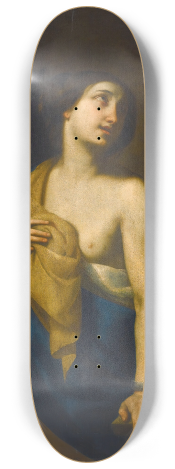 Giovan Francesco de Rosa - Saint Agatha 8.25 inch art skate deck