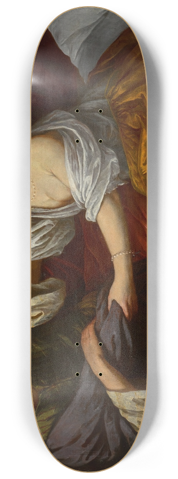 Giovanni Andrea de' Ferrari - Joseph and Potiphars wife 8.25 inch art skate deck