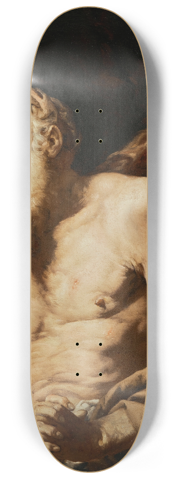 Giovanni Battista Langetti - Job 8.25 inch art skate deck