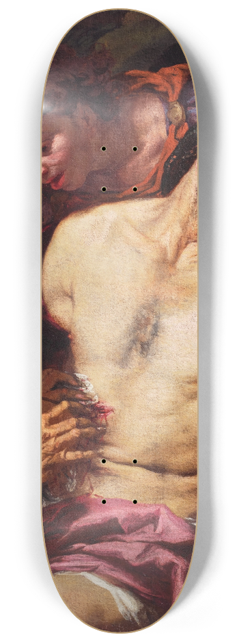 Giovanni Battista Langetti - The Good Samaritan 8.25 inch art skate deck