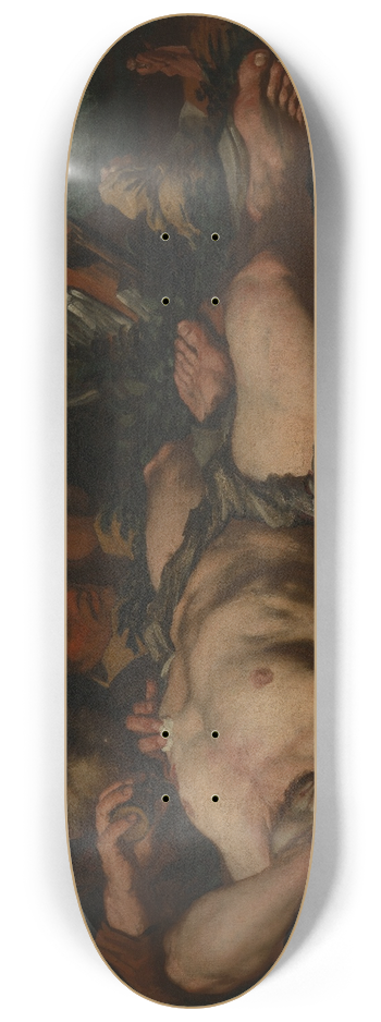 Giovanni Battista Langetti - The Good Samaritan 8.25 inch art skate deck