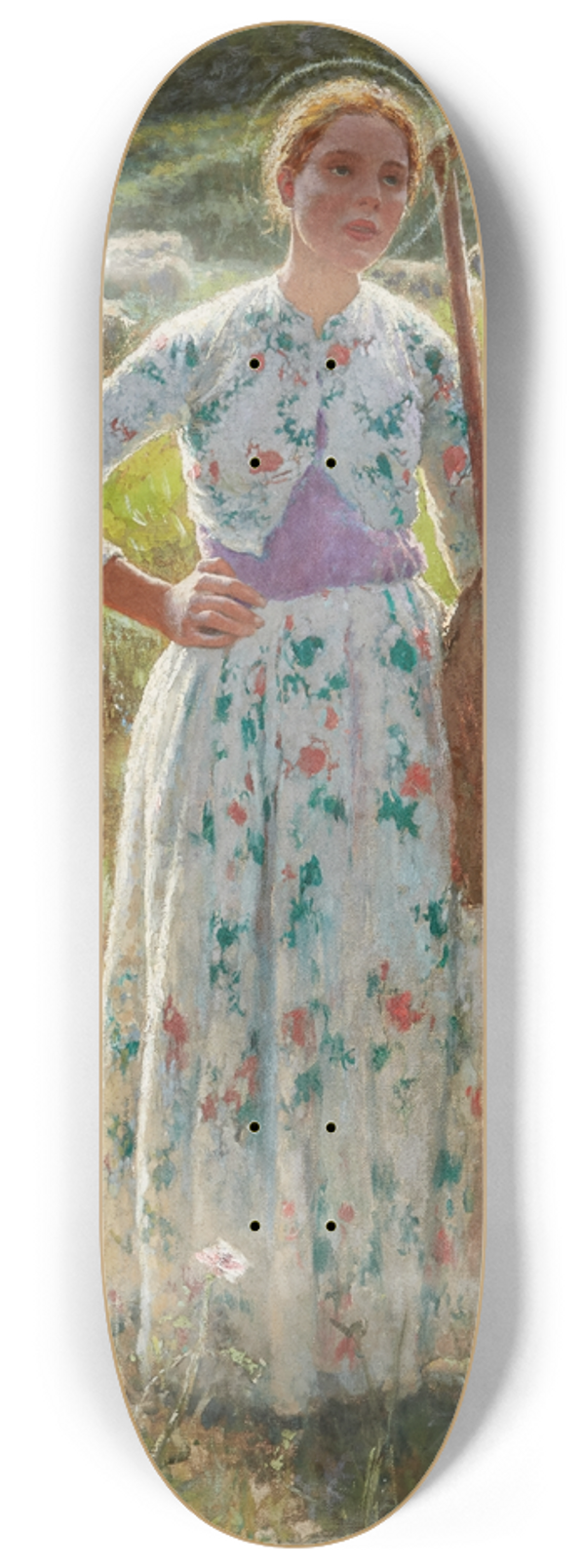 Gari Melchers - Joan Of Arc 8.25 inch art skate deck