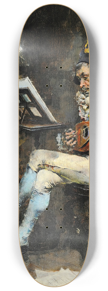 Giovanni Boldini - The Musician 8.25 inch art skate deck