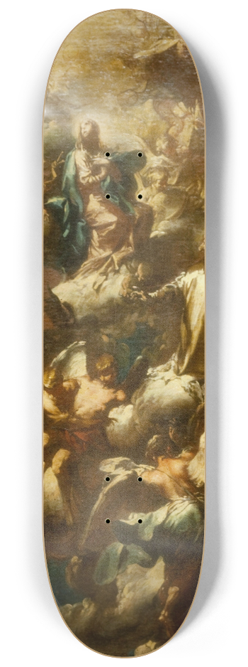 Giovanni Domenico Ferretti - Saint Philip Neri in Glory 8.25 inch art skate deck