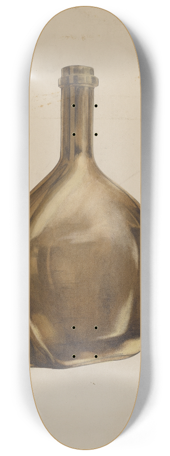 G.A. Spangenberg - Whiskey Flask 8.25 inch art skate deck