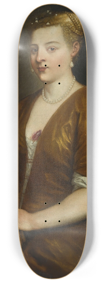 Alessandro Varotari - Portrait Of A Lady 8.25 inch art skate deck