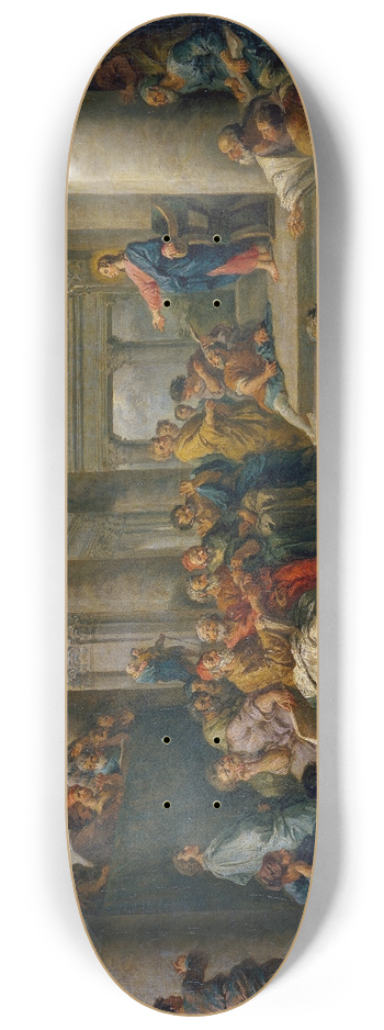 Giovanni Paolo Panini - Ges Tra I Dottori 8.25 inch art skate deck