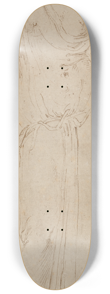 Girolamo Da Carpi - Standing figure 8.25 inch art skate deck
