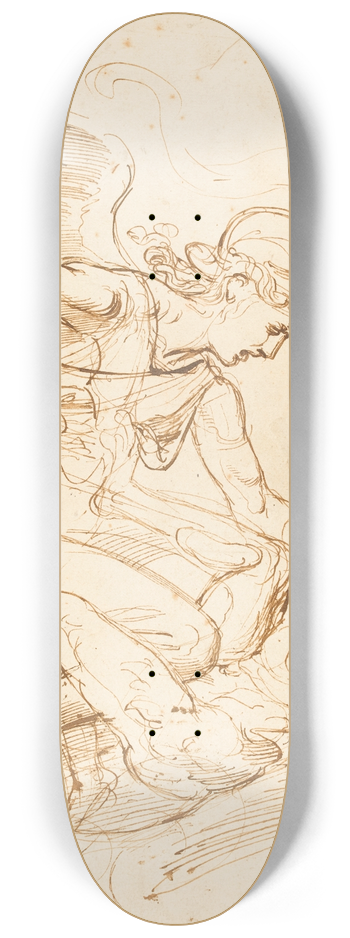 Giulio Romano - Saint Michael 8.25 inch art skate deck
