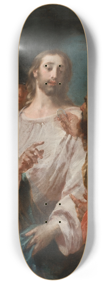 Giuseppe Bazzani - The Tribute Money 8.25 inch art skate deck