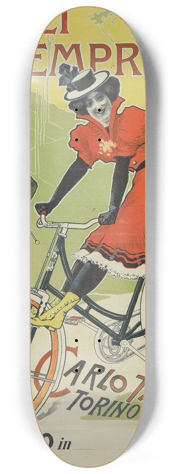 Giuseppe Boano - Cicli Empress 8.25 inch art skate deck
