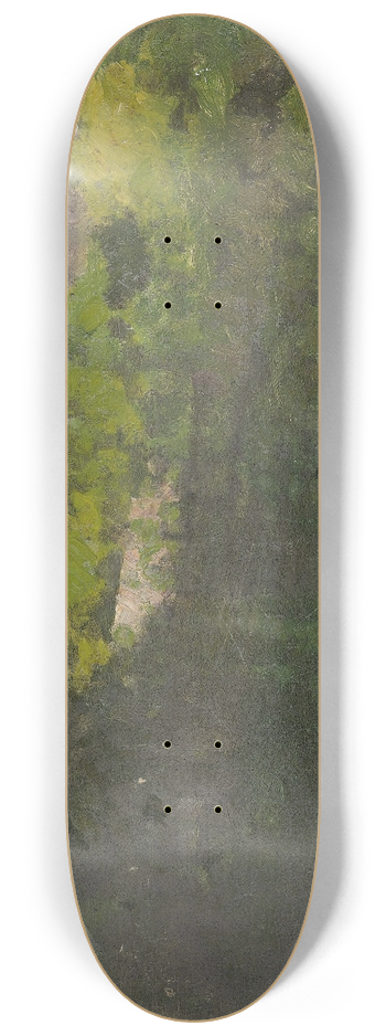 GiuseppeDe Nittis - Der Teich im Bois de Boulogne 8.25 inch art skate deck