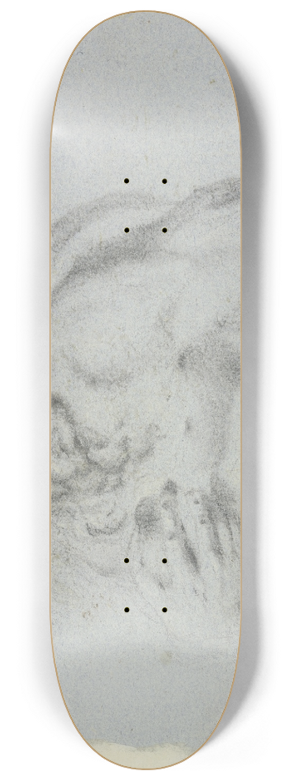 Gaspare Diziani - Heiliger Hieronymus (Fragment) 8.25 inch art skate deck