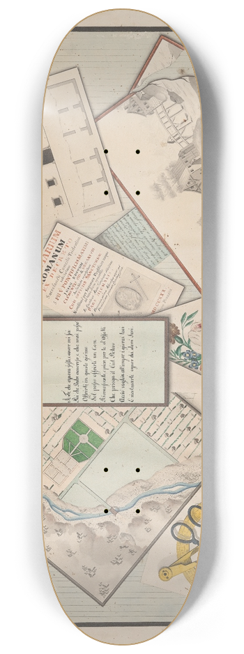 Giuseppe Voltolini - Trompe loeil 8.25 inch art skate deck