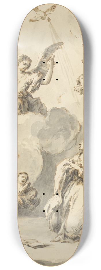 Giuseppe Zais - The Annunciation 8.25 inch art skate deck