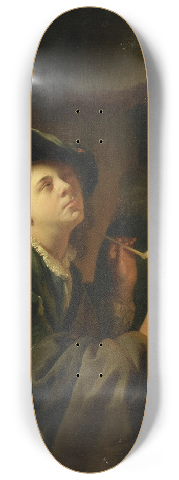 Godfried Schalcken - Differing tastes 8.25 inch art skate deck