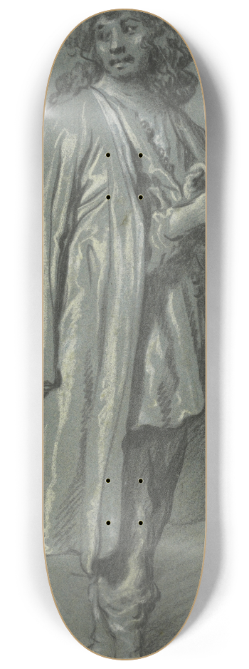 Govert Flinck - A Young Man Standing 8.25 inch art skate deck