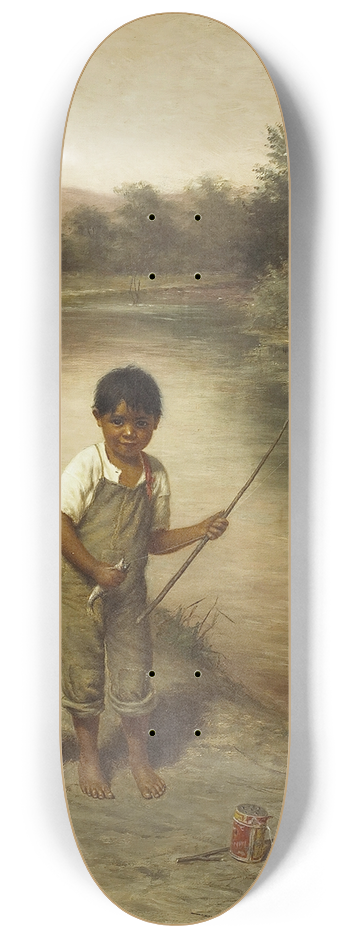 Grace Carpenter Hudson - We Got Him 8.25 inch art skate deck