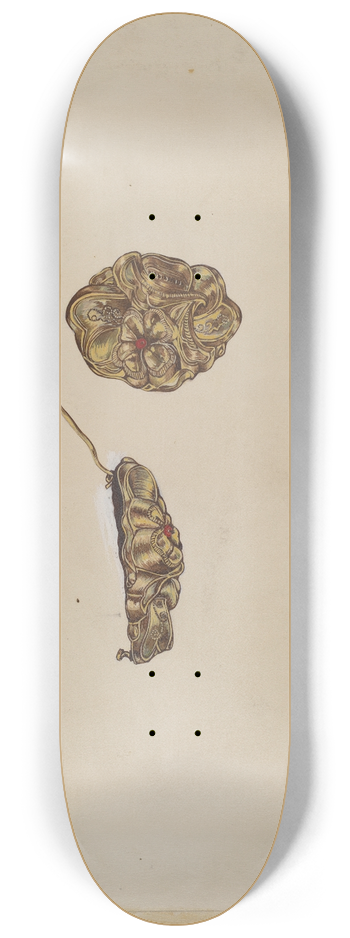 Grace Halpin - Brooch 8.25 inch art skate deck
